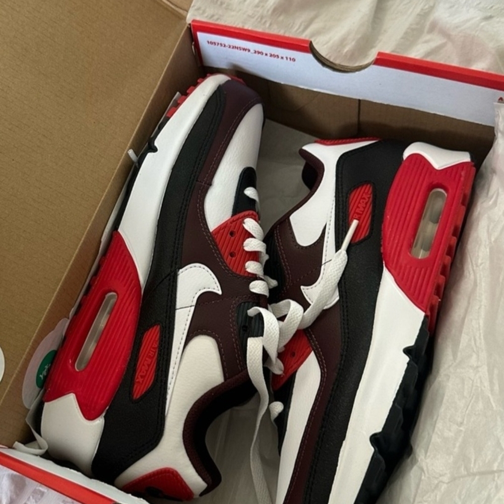 Nike Air Max Red Black White Sneakers